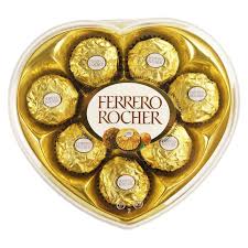 CHOCOLATE FERRERO ROCHER 8 UN CORAZÓN